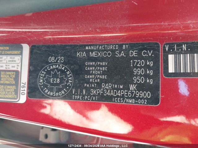 KIA Forte Ex/ex+/ex Premium 2023 3KPF34AD4PE679900 Image 9