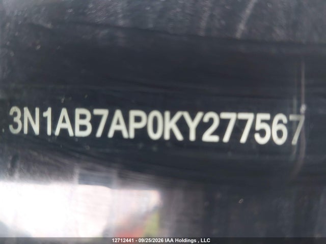 3N1AB7AP0KY277567 Nissan Sentra S/sv/sr/sl
