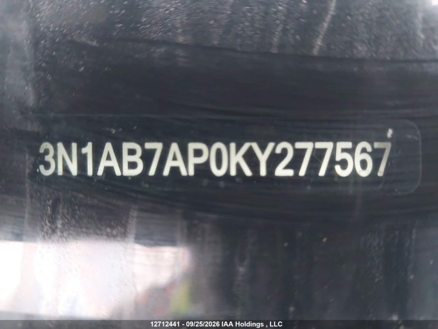 3N1AB7AP0KY277567 Nissan Sentra S/sv/sr/sl