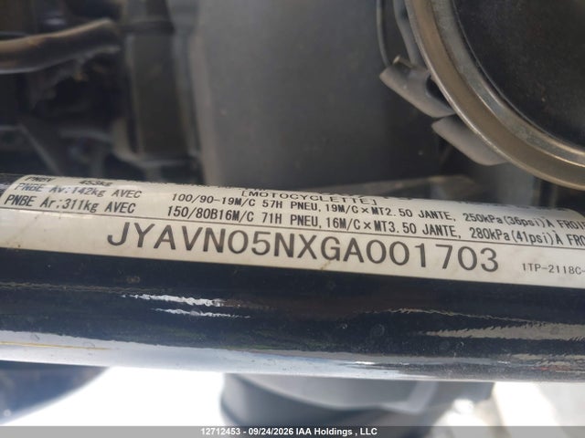 Продажа на аукционе авто 2016 Yamaha Xvs950 Cu/cuc, vin: JYAVN05NXGA001703, номер лота: 12712453