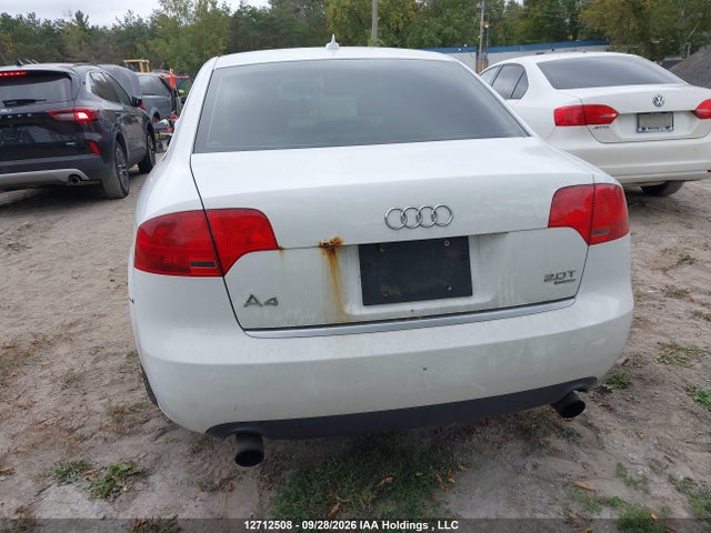 Aukcja sprzedaży 2007 Audi A4 2.0t Quattro, vin: WAUDF78E87A044726, numer aukcji: 12712508