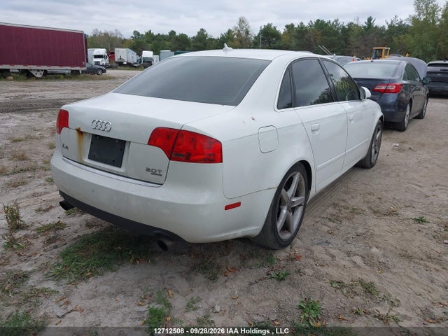 Aukcja sprzedaży 2007 Audi A4 2.0t Quattro, vin: WAUDF78E87A044726, numer aukcji: 12712508