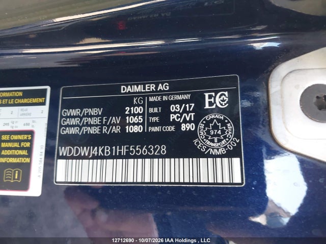 WDDWJ4KB1HF556328 Mercedes-Benz C 300 4matic