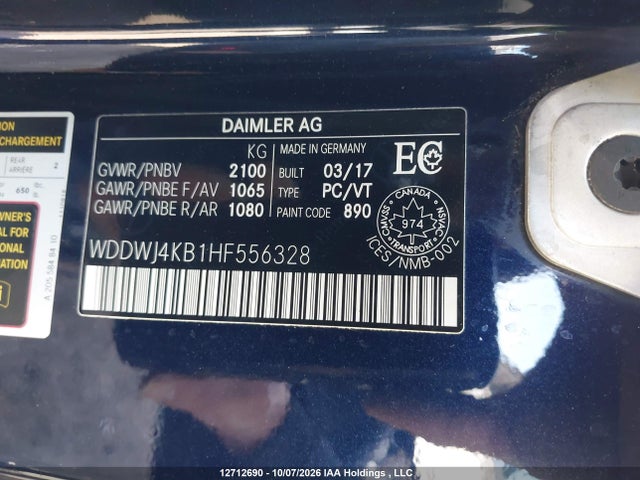 WDDWJ4KB1HF556328 Mercedes-Benz C 300 4matic