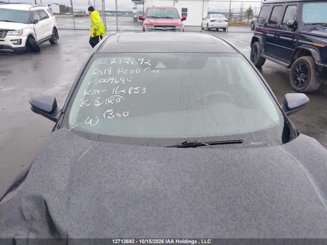 Auction sale of the 2019 Honda Civic Ex, vin: 2HGFC2F71KH009694, lot number: 12712692