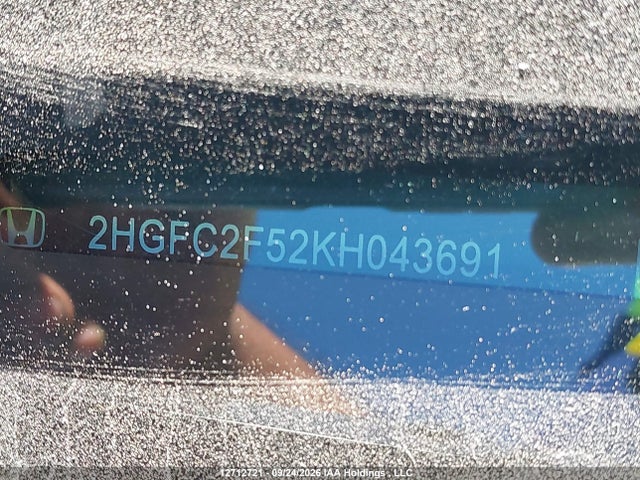 Honda Civic Lx 2019 2HGFC2F52KH043691 Image 18
