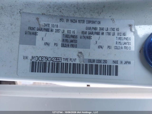 JM1DKDB76K0423553 Mazda Cx-3 Sport