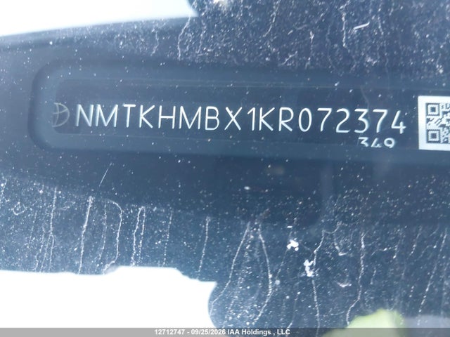 12712747 :رقم المزاد ، NMTKHMBX1KR072374 vin ، 2019 Toyota C-hr مزاد بيع