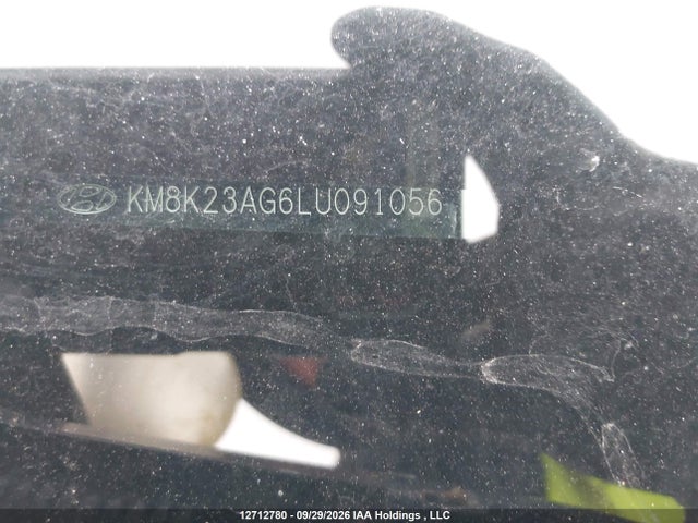 2020 Hyundai Kona Sel მანქანა იყიდება აუქციონზე, vin: KM8K23AG6LU091056, აუქციონის ნომერი: 12712780
