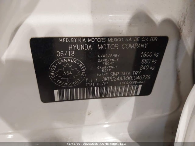 Hyundai Accent Preferred 2019 3KPC24A34KE040776 Image 19