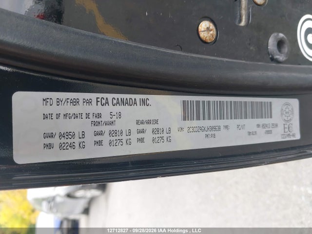 Aukcja sprzedaży 2018 Dodge Challenger Sxt, vin: 2C3CDZAGXJH309638, numer aukcji: 12712827