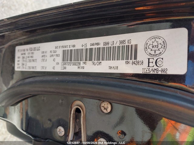 RAM 1500 Slt 2015 1C6RR7GM2FS682298 Image 9