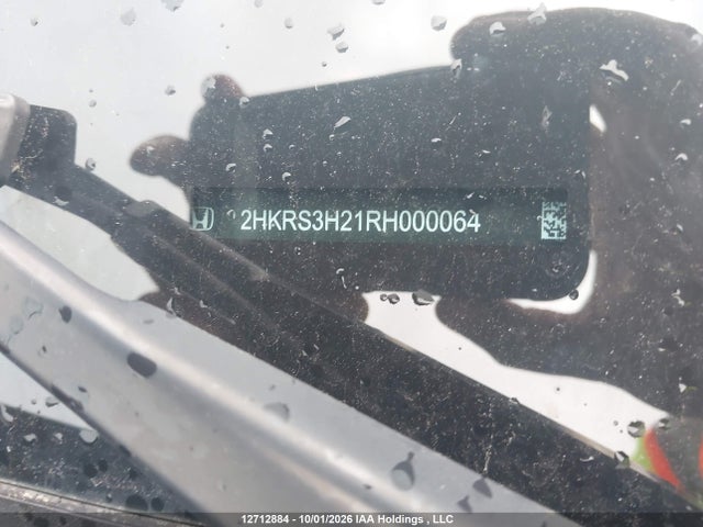 12712884 :رقم المزاد ، 2HKRS3H21RH000064 vin ، 2024 Honda Cr-v Lx-b مزاد بيع