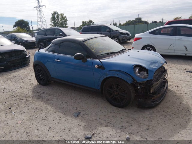 Продажа на аукционе авто 2013 Mini Cooper Coupe, vin: WMWSX1C53DT507543, номер лота: 12712920