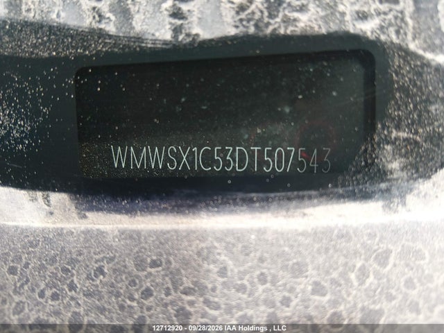 Продажа на аукционе авто 2013 Mini Cooper Coupe, vin: WMWSX1C53DT507543, номер лота: 12712920