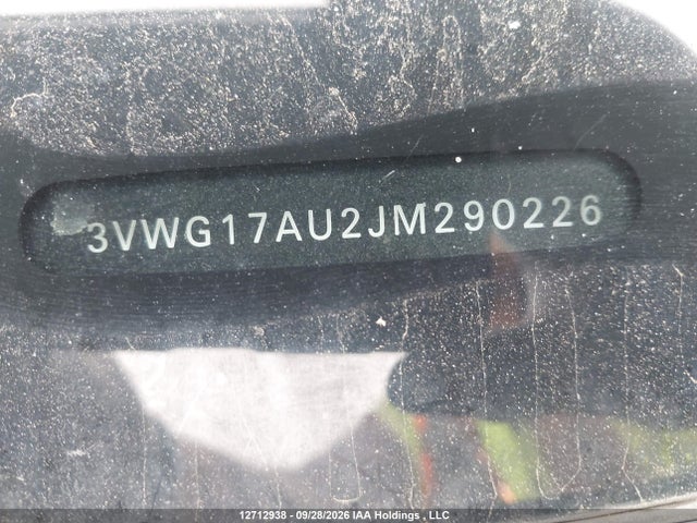 12712938 :رقم المزاد ، 3VWG17AU2JM290226 vin ، 2018 Volkswagen Golf S/se مزاد بيع