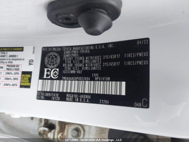 Toyota Corolla Cross L 2023 7MUAAAAG9PV052694 Image 9