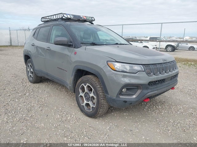 2022 Jeep Compass Trailhawk მანქანა იყიდება აუქციონზე, vin: 3C4NJDDBXNT114457, აუქციონის ნომერი: 12712983