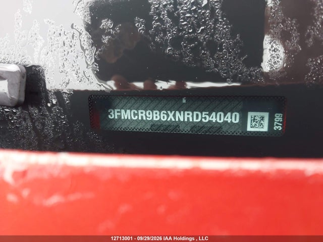 Продаж на аукціоні авто 2022 Ford Bronco Sport Big Bend, vin: 3FMCR9B6XNRD54040, номер лоту: 12713001