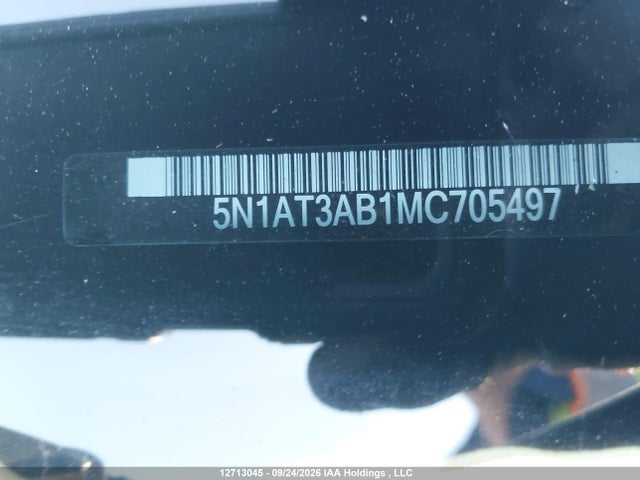 Продажа на аукционе авто 2021 Nissan Rogue S, vin: 5N1AT3AB1MC705497, номер лота: 12713045
