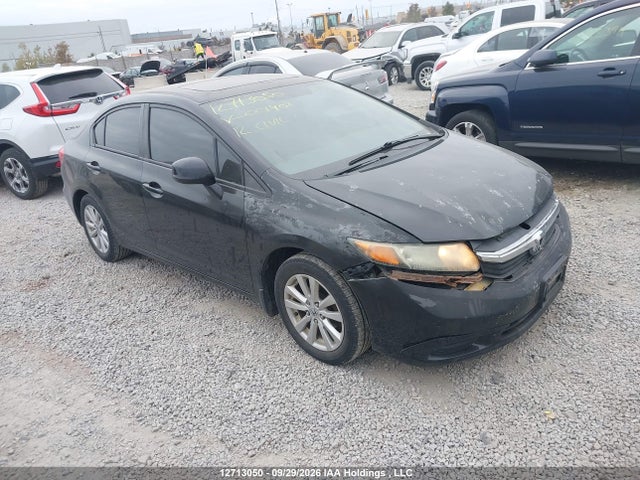 12713050 :رقم المزاد ، 2HGFB2F55CH001407 vin ، 2012 Honda Civic Ex مزاد بيع