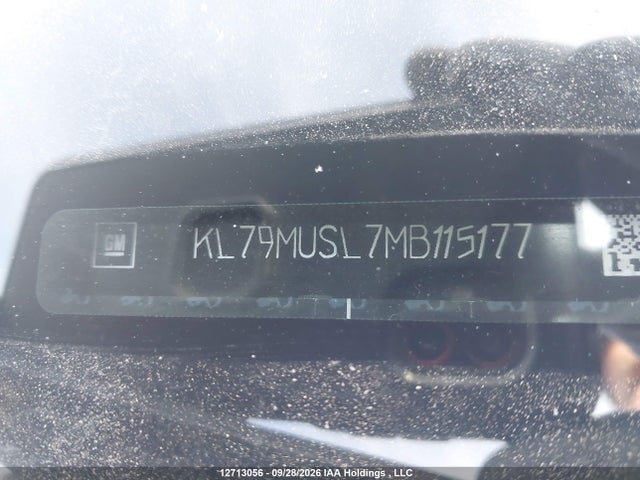 2021 Chevrolet Trailblazer Rs მანქანა იყიდება აუქციონზე, vin: KL79MUSL7MB115177, აუქციონის ნომერი: 12713056