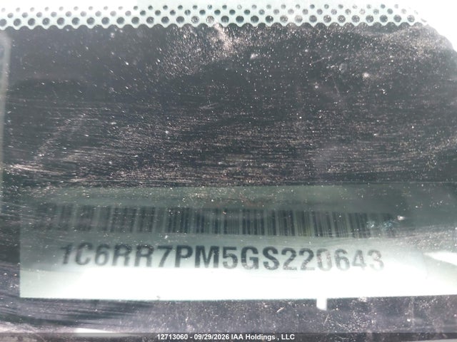 RAM 1500 Longhorn 2016 1C6RR7PM5GS220643 Image 18