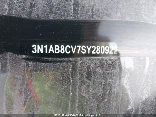 2025 Nissan Sentra Sv მანქანა იყიდება აუქციონზე, vin: 3N1AB8CV7SY280922, აუქციონის ნომერი: 12713157