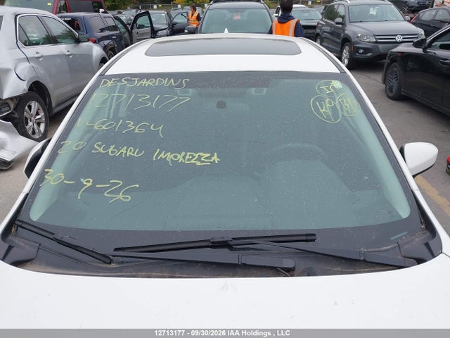 12713177 :رقم المزاد ، 4S3GKAG61L3601364 vin ، 2020 Subaru Impreza مزاد بيع
