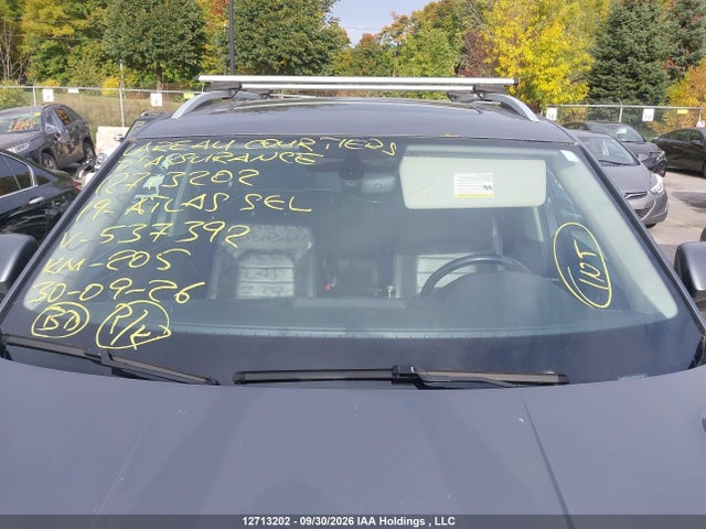 Aukcja sprzedaży 2019 Volkswagen Atlas Sel, vin: 1V2RR2CA1KC537392, numer aukcji: 12713202