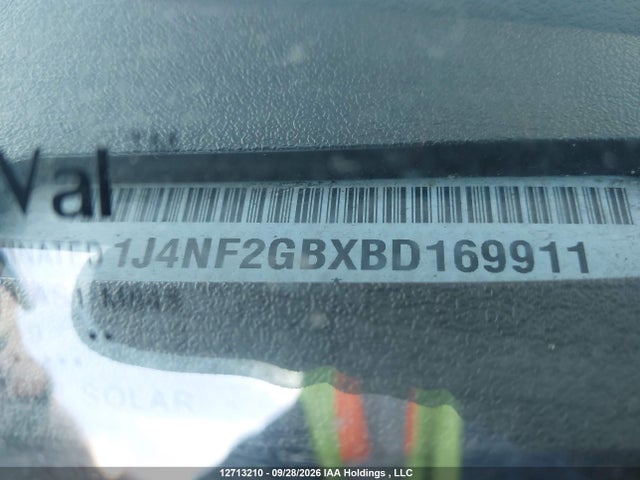 2011 Jeep Patriot მანქანა იყიდება აუქციონზე, vin: 1J4NF2GBXBD169911, აუქციონის ნომერი: 12713210