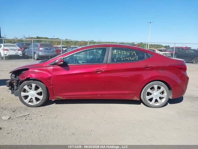 Aukcja sprzedaży 2013 Hyundai Elantra Gls/limited, vin: 5NPDH4AE2DH354803, numer aukcji: 12713239