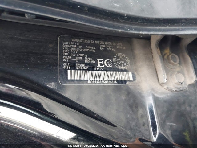 Продажа на аукционе авто 2019 Nissan Qashqai S/sl/sv, vin: JN1BJ1CR4KW326196, номер лота: 12713244