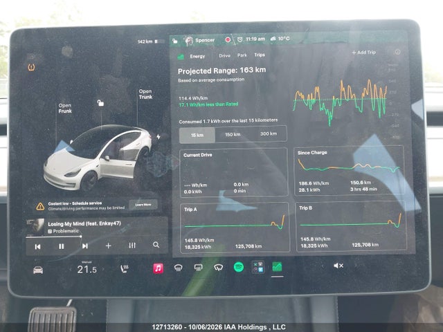 Tesla MODEL 3 2021 5YJ3E1EA0MF843385 Image 7
