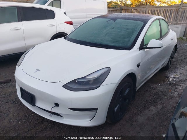 12713283 :رقم المزاد ، 5YJ3E1EA3NF355582 vin ، 2022 Tesla Model 3 مزاد بيع