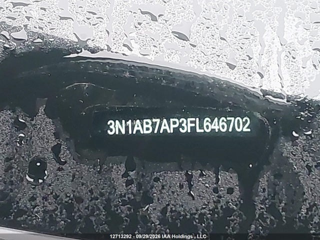 3N1AB7AP3FL646702 Nissan Sentra 1.8 S/1.8 Sl/1.8 Sr/1.8 Sv