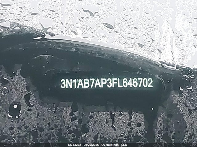 3N1AB7AP3FL646702 Nissan Sentra 1.8 S/1.8 Sl/1.8 Sr/1.8 Sv