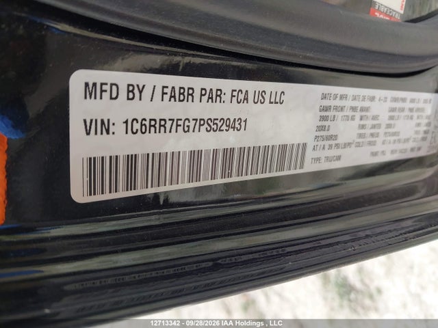 RAM 1500 Classic Tradesman 2023 1C6RR7FG7PS529431 Image 9