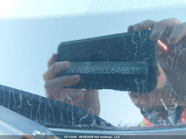 12713348 :رقم المزاد ، 3N1AB6AP5CL646531 vin ، 2012 Nissan Sentra 2.0 S مزاد بيع