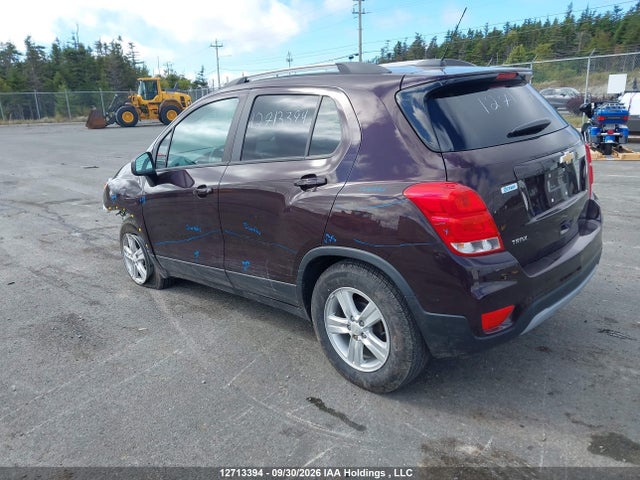 12713394 :رقم المزاد ، KL7CJLSBXMB356960 vin ، 2021 Chevrolet Trax Lt مزاد بيع
