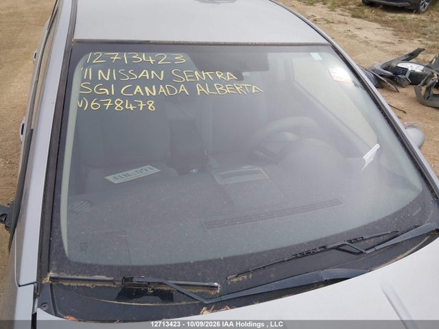 12713423 :رقم المزاد ، 3N1AB6AP2BL678478 vin ، 2011 Nissan Sentra 2.0 مزاد بيع