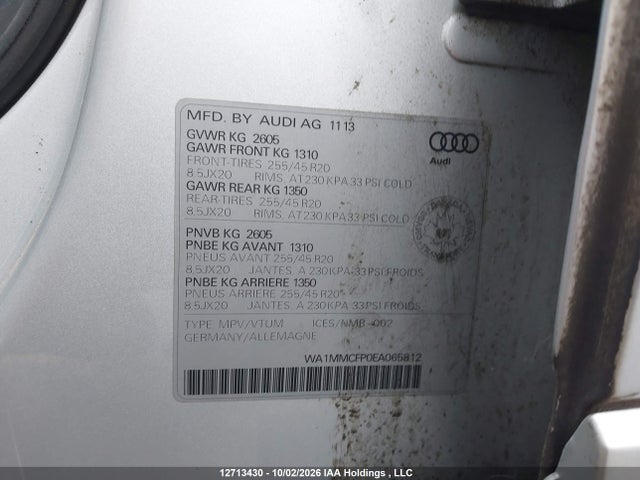 Audi Q5 Tdi Technik 2014 WA1MMCFP0EA065812 Image 18