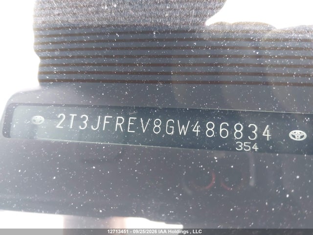 Продаж на аукціоні авто 2016 Toyota Rav4 Se, vin: 2T3JFREV8GW486834, номер лоту: 12713451