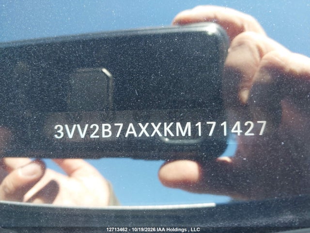 Aukcja sprzedaży 2019 Volkswagen Tiguan Comfortline, vin: 3VV2B7AXXKM171427, numer aukcji: 12713462