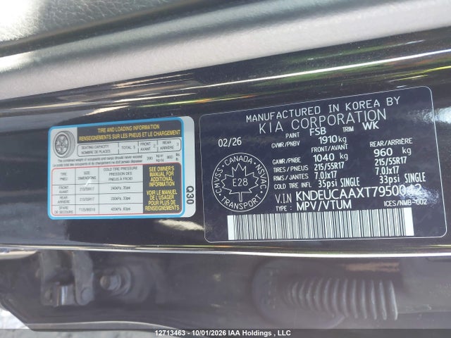 Продаж на аукціоні авто 2026 Kia Seltos S, vin: KNDEUCAAXT7950042, номер лоту: 12713463