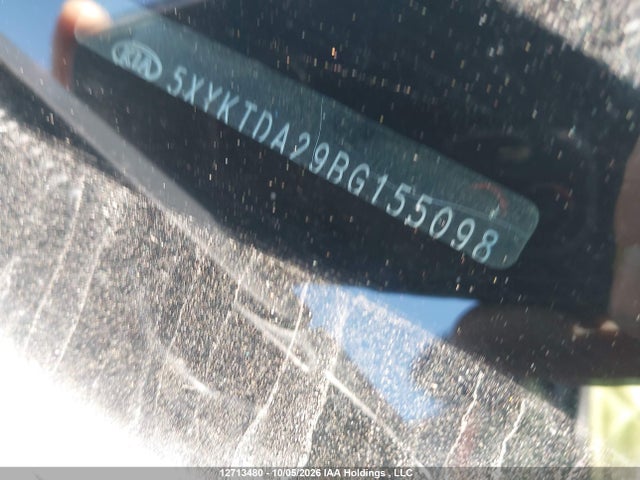 12713480 :رقم المزاد ، 5XYKTDA29BG155098 vin ، 2011 Kia Sorento Lx مزاد بيع
