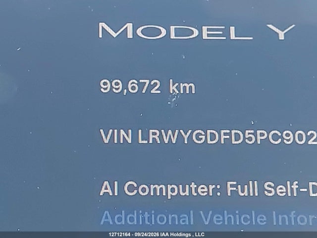 Tesla Model Y Rwd 2023 LRWYGDFD5PC902519 Image 12