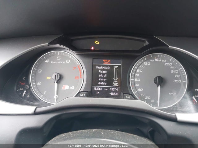 12713595 :رقم المزاد ، WAUFGCFL5CA052065 vin ، 2012 Audi S4 3.0 Premium مزاد بيع