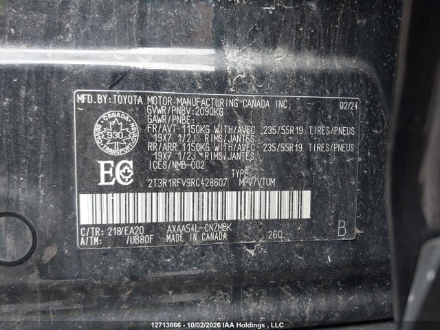Toyota RAV4 2024 2T3R1RFV9RC428607 Image 9