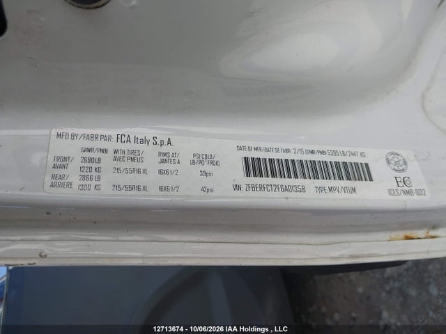 RAM Promaster City St 2015 ZFBERFCT2F6A01358 Image 9